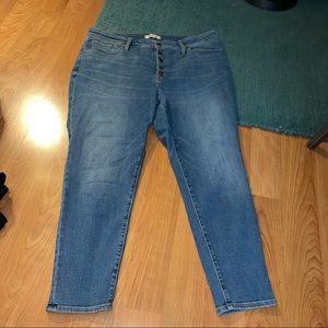 Madewell 9 inch high rise skinny jeans